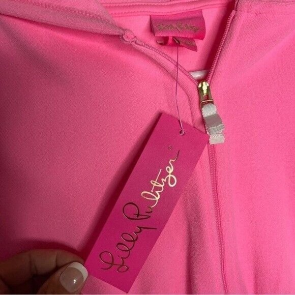 Lilly Pulitzer Girls Chaplin Cover-Up Resort Barbiecore Size XL - Picture 7 of 9